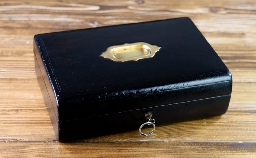Victorian Leather Box c.1890