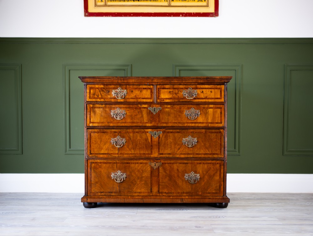 George II Walnut Chest of Drawers