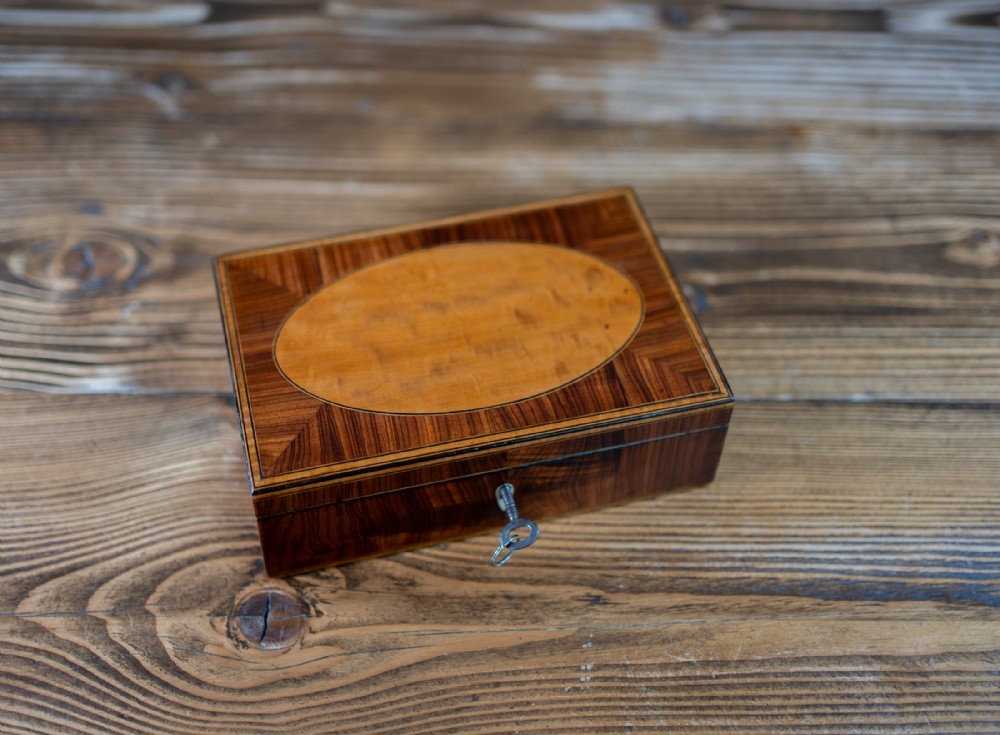Kingwood Inlaid Table Box 1820