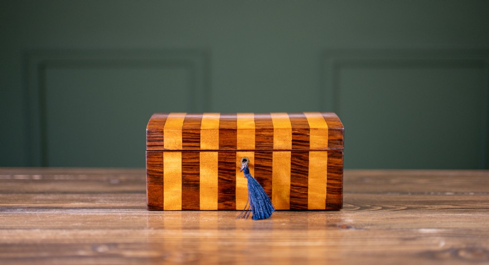 Satinwood & Rosewood Table Box