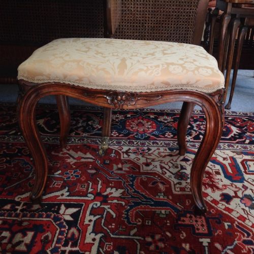 French Walnut Stool