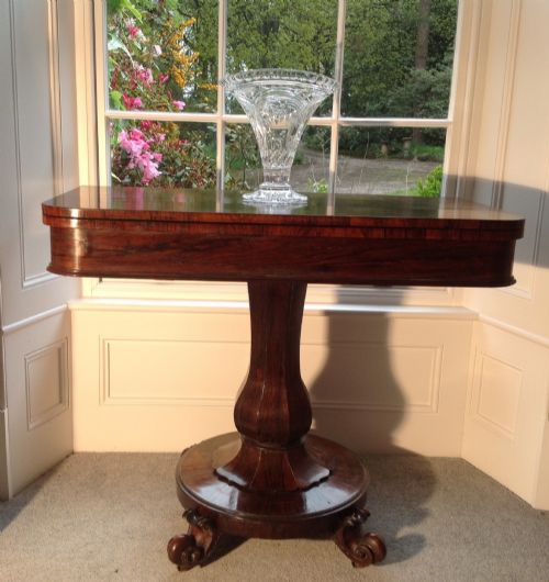 Rosewood Card Table