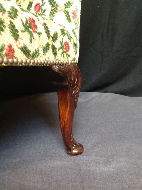 19TH CENTURY MAHOGANY GAINSBOROUGH CHAIR - ADDITIONAL PHOTO 7