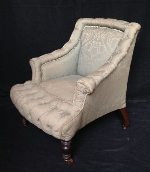 Edwardian Button Back Easy Chair
