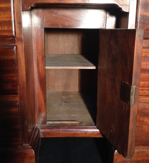 18TH CENTURY MAHOGANY SECRETAIRE KNEEHOLE DESK - ADDITIONAL PHOTO 15