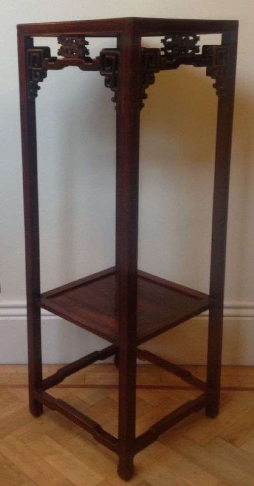 Tall Chinese Hardwood Stand