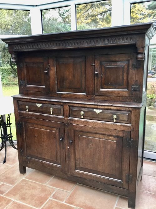 17TH CENTURY OAK COURT CUPBOARD - ADDITIONAL PHOTO 1