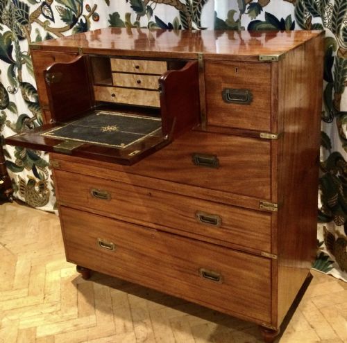CAMPAIGN MILITARY CHEST OF DRAWERS - ADDITIONAL PHOTO 1