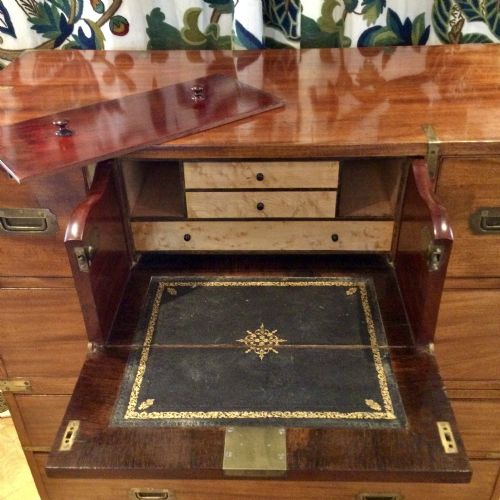 CAMPAIGN MILITARY CHEST OF DRAWERS - ADDITIONAL PHOTO 7