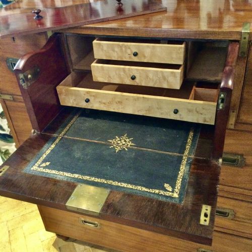 CAMPAIGN MILITARY CHEST OF DRAWERS - ADDITIONAL PHOTO 8