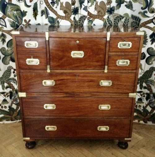 MILITARY CAMPAIGN CHEST OF DRAWERS - ADDITIONAL PHOTO 11