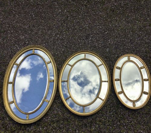OVAL GILT MIRROR - ADDITIONAL PHOTO 3