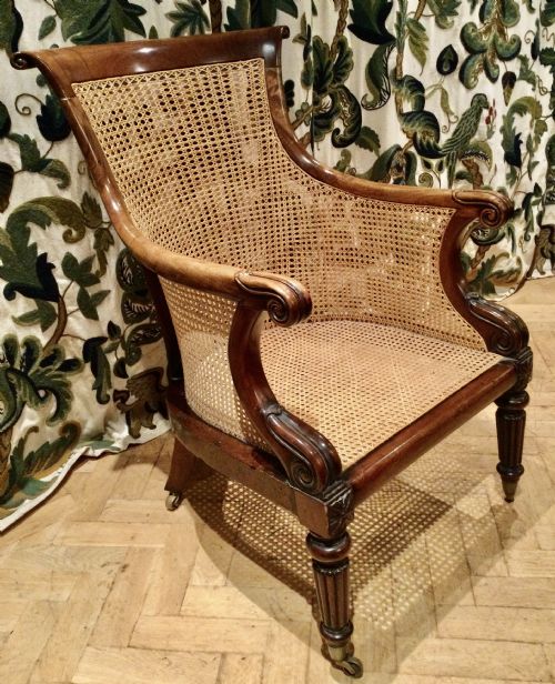 Mahogany Bergere Chair