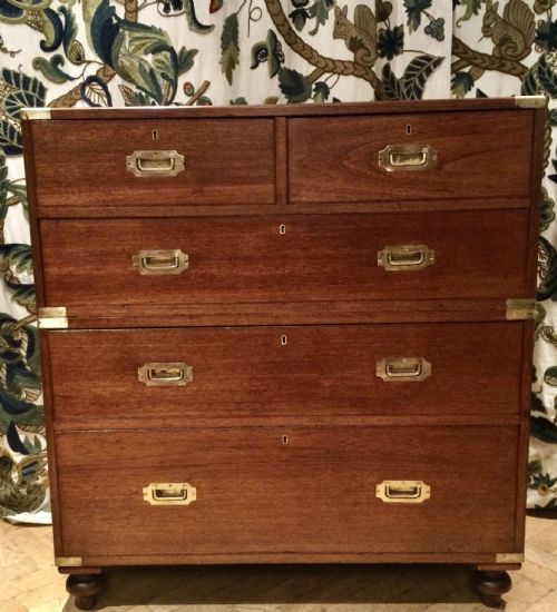 Military Campaign Chest of Drawers