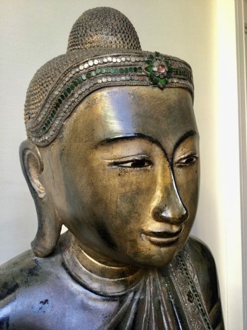 BUDDHA CARVED FIGURE - ADDITIONAL PHOTO 2