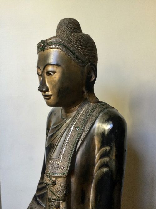 BUDDHA CARVED FIGURE - ADDITIONAL PHOTO 3
