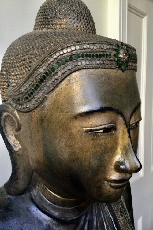 BUDDHA CARVED FIGURE - ADDITIONAL PHOTO 4