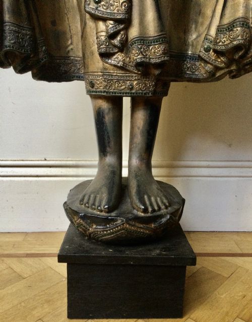 BUDDHA CARVED FIGURE - ADDITIONAL PHOTO 8