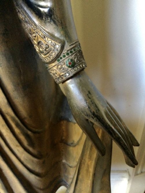 BUDDHA CARVED FIGURE - ADDITIONAL PHOTO 9