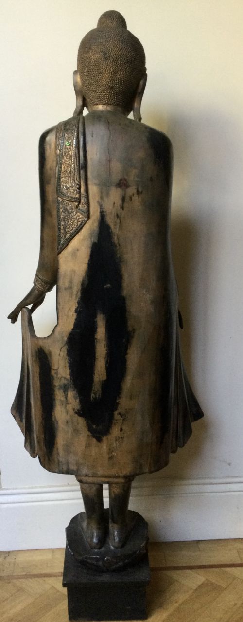 BUDDHA CARVED FIGURE - ADDITIONAL PHOTO 10