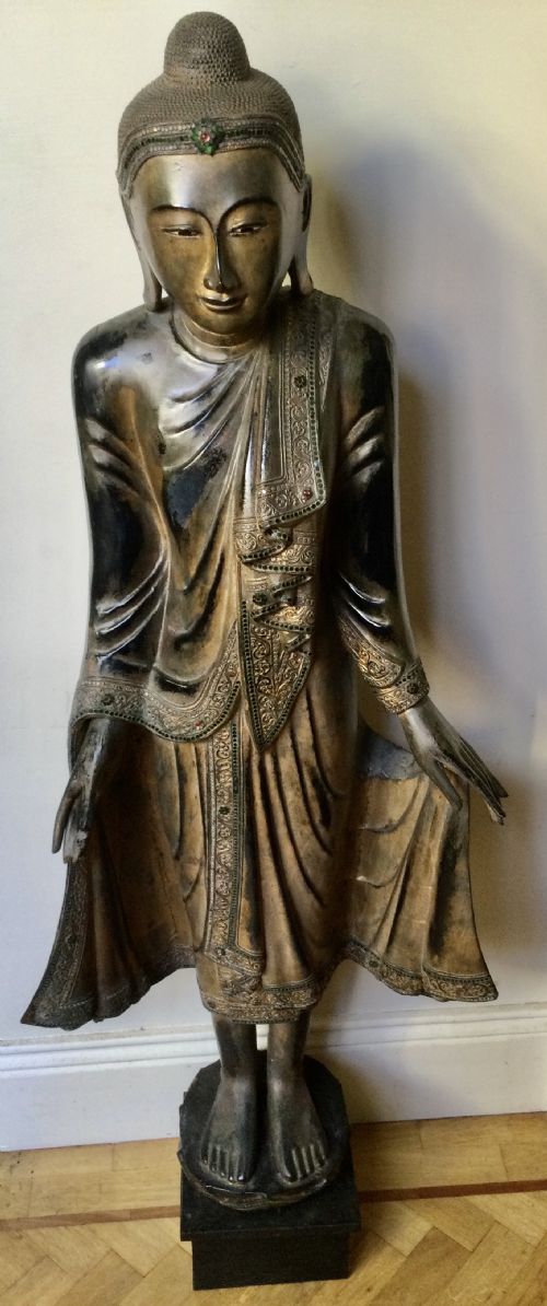 BUDDHA CARVED FIGURE - ADDITIONAL PHOTO 11