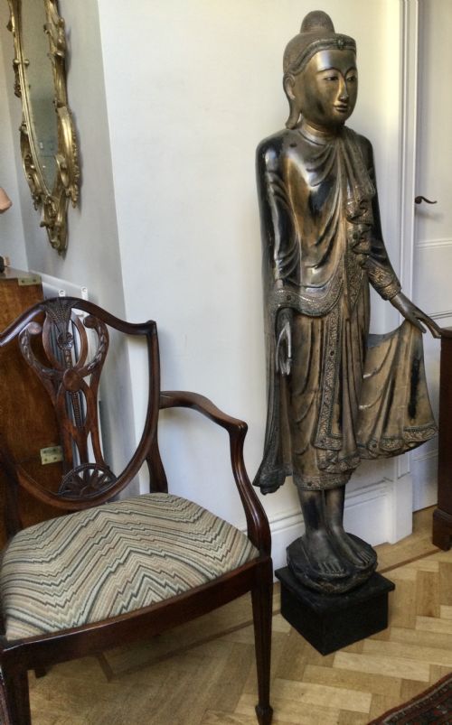 BUDDHA CARVED FIGURE - ADDITIONAL PHOTO 13