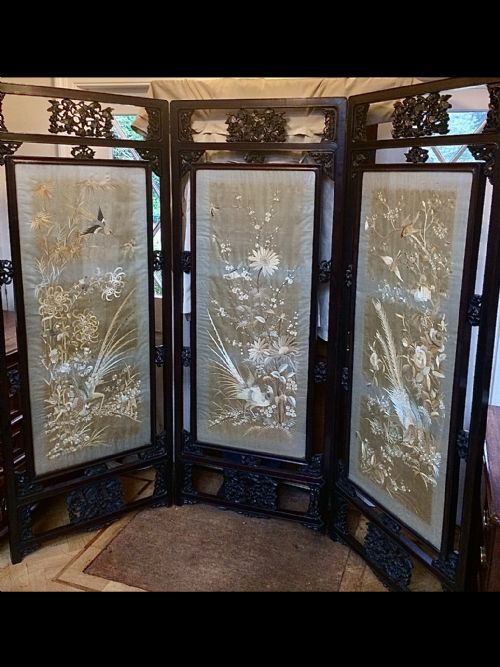 CHINESE SILK SCREEN
