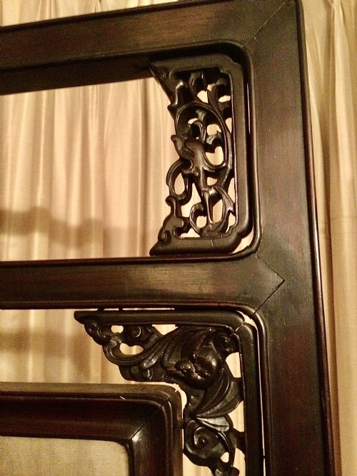 CHINESE SILK SCREEN - ADDITIONAL PHOTO 5