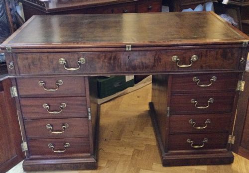 MAHOGANY DESK - ADDITIONAL PHOTO 13