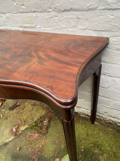 MAHOGANY CARD TABLE - ADDITIONAL PHOTO 3