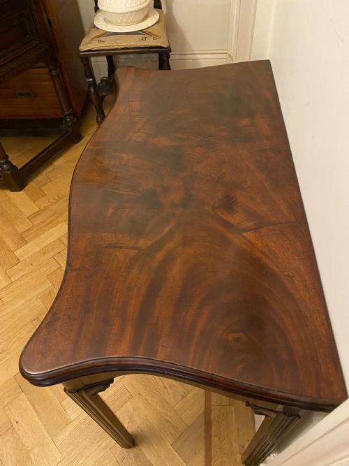 MAHOGANY CARD TABLE - ADDITIONAL PHOTO 7