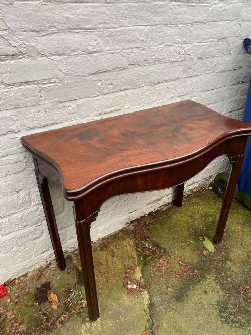 MAHOGANY CARD TABLE - ADDITIONAL PHOTO 10