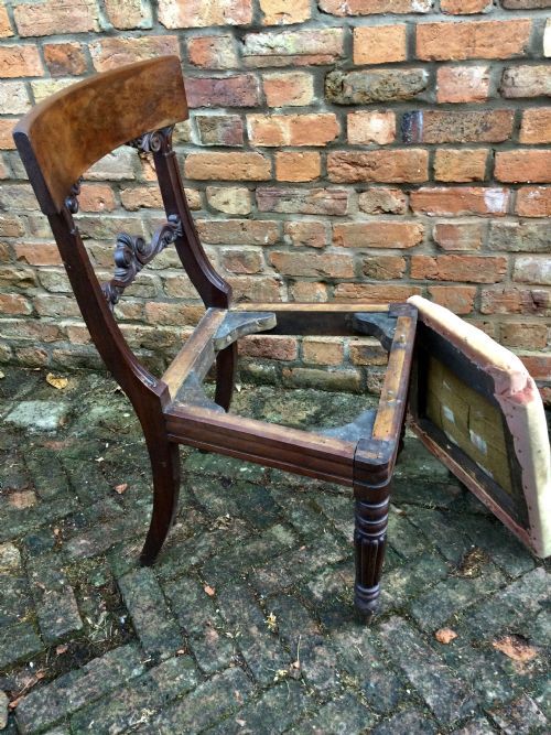 SET OF 6 MAHOGANY DINING CHAIRS - ADDITIONAL PHOTO 4