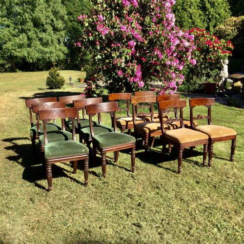 SET OF 6 MAHOGANY DINING CHAIRS - ADDITIONAL PHOTO 5