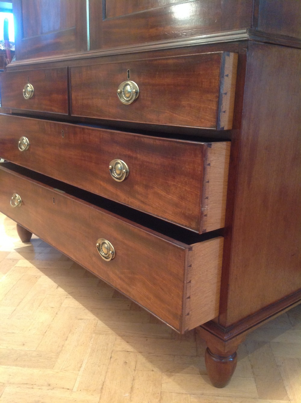 Gillows of Lancaster Mahogany Linen Cupboard View XII