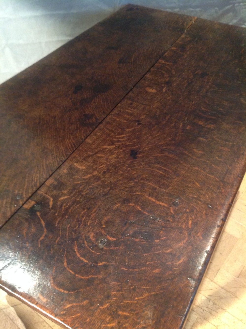 17th Century oak small dinning table View V