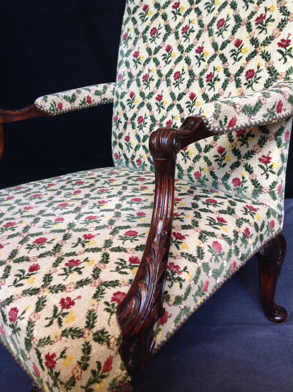 19th Century Mahogany Gainsborough Chair View VI