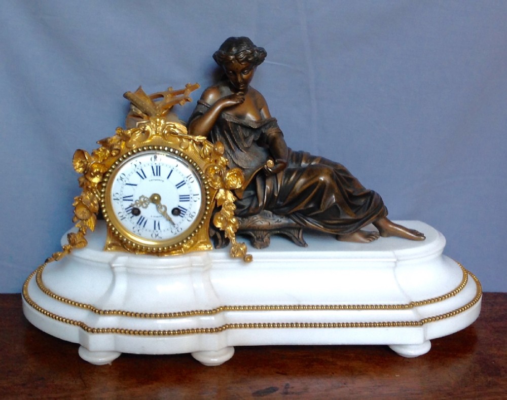 19th Century French Marble Clock