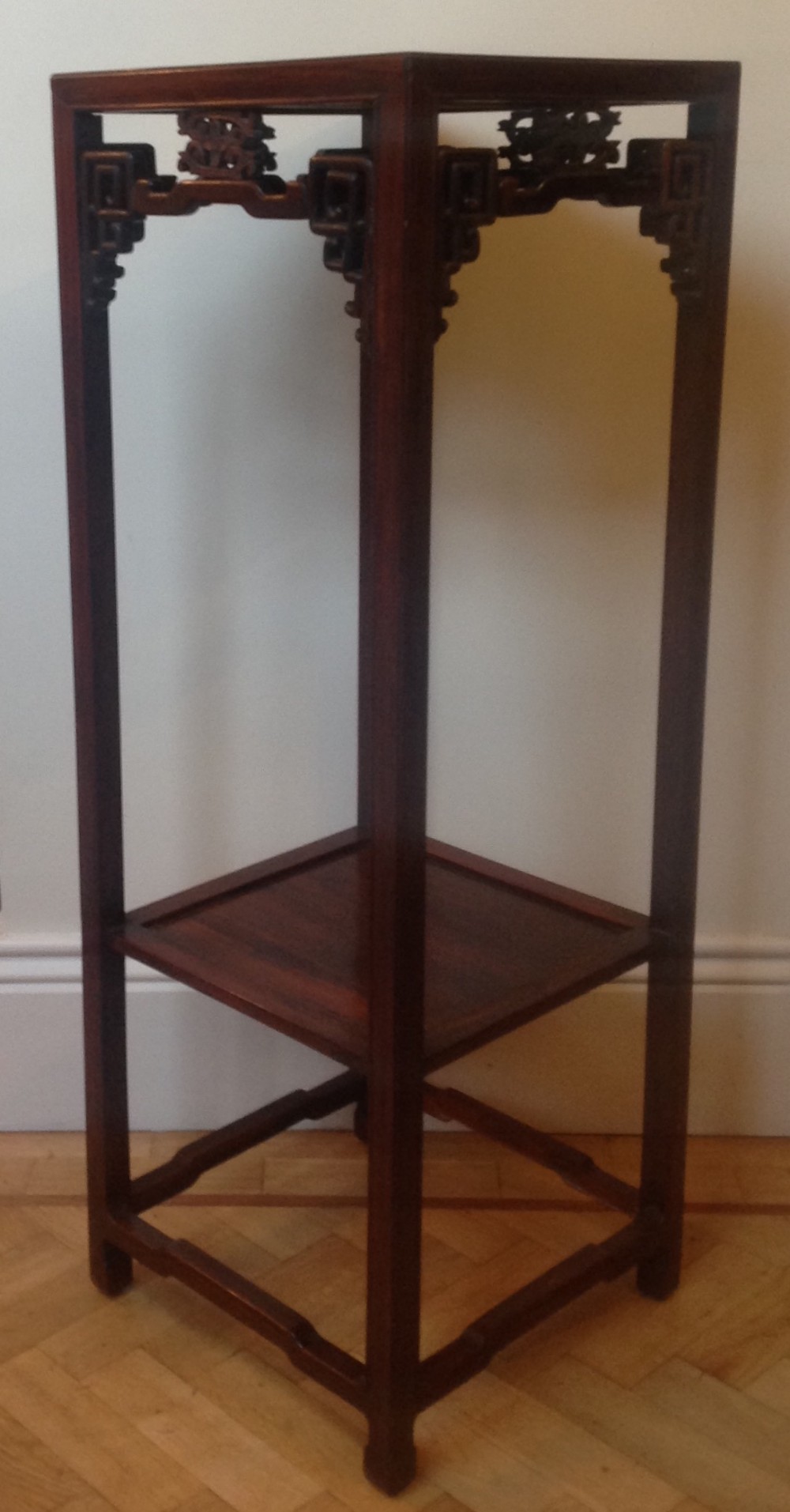 Tall Chinese Hardwood Stand