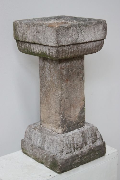 Antique Edwardian Stone Bird Bath