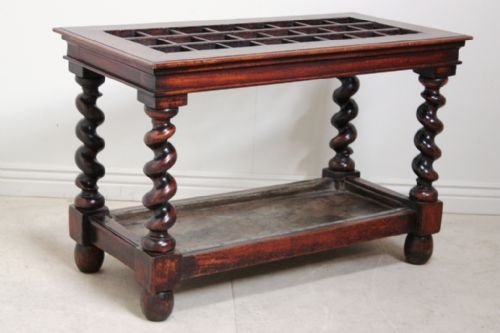 Victorian Antique Oak, Country House Stick Stand