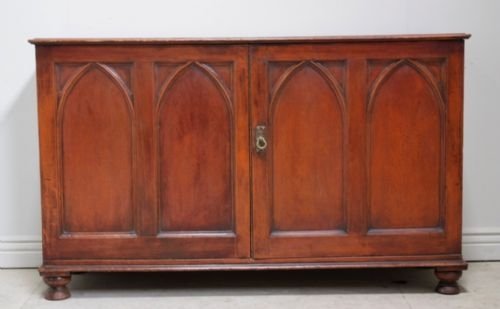 Regency Antique Painted Pine Cupboard