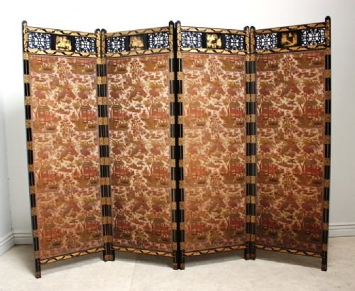 Late Victorian Chinoiserie Screen