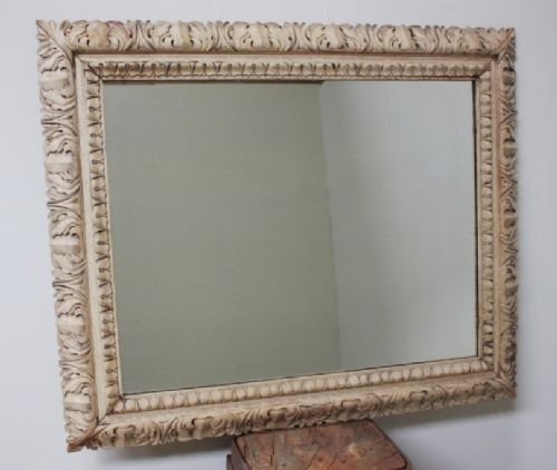 Antique Victorian Oak Mirror