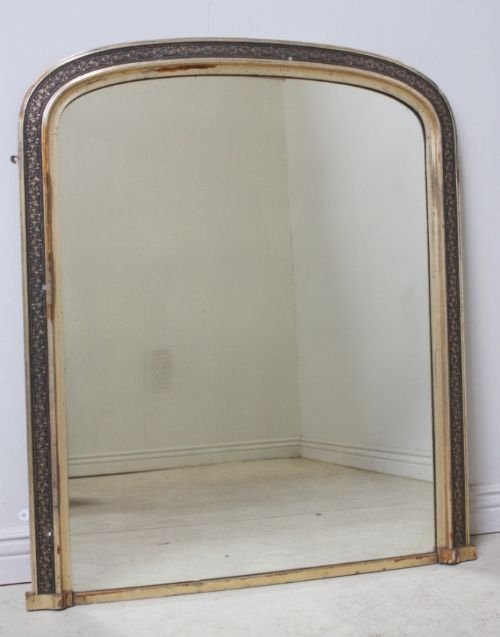 Early Victorian Antique Gilt Overmantel Mirror