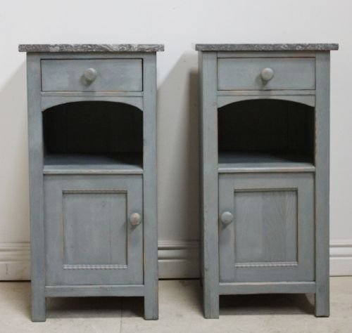 Pair of Victorian Antique Bedside Cabinets