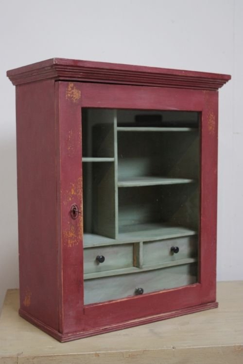 19th Century Antique Wall Cabinet