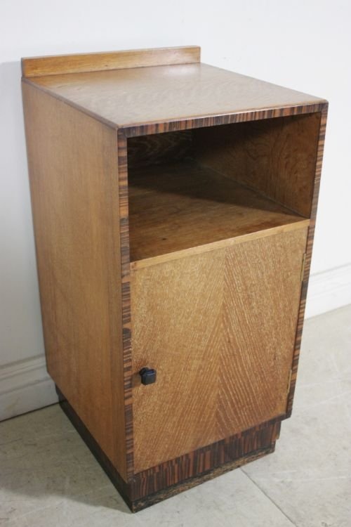 1930s Antique Oak 'Gordon Russell' Bedside Cabinet