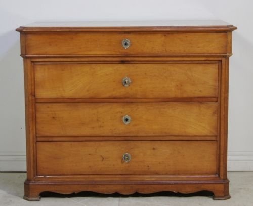 19th Century Antique Fruitwood Chest of Drawers