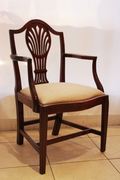 18th Century Antique Mahogany Armchair